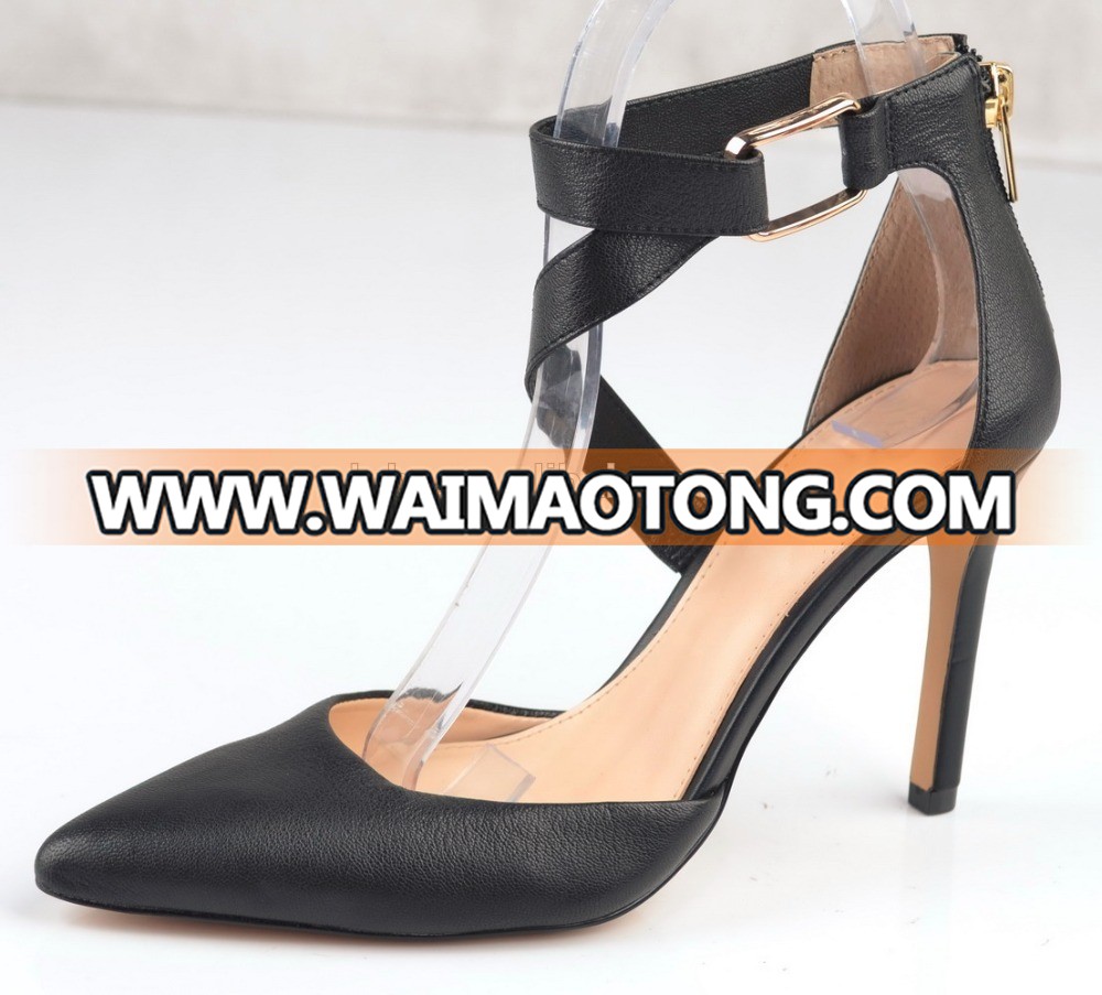 Fancy ladies pumps courts supplier pointy toe stylish ladies shoes