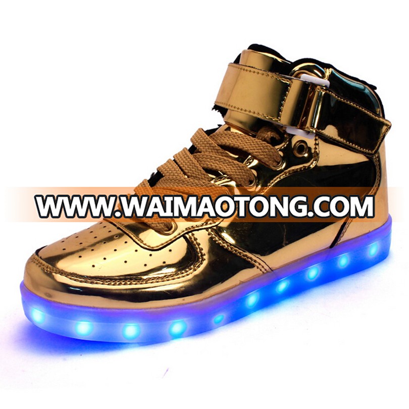 Unisex Light Flashing LED Shoes Sneakers 2016,Casual Usb Charge Led Light Up Vietnam Women Shoes